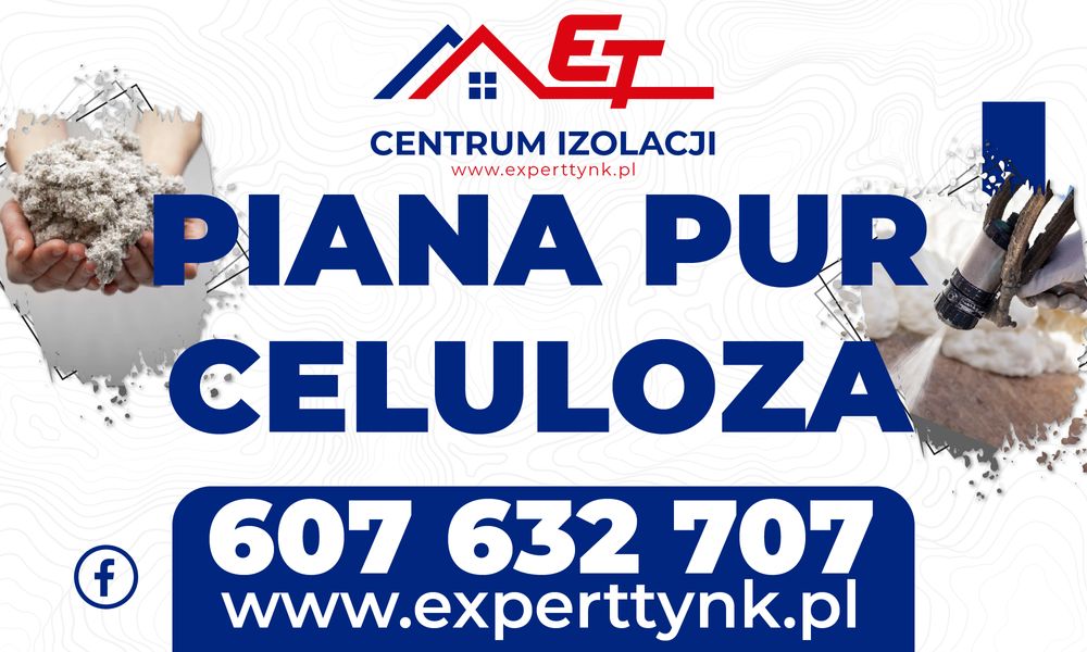 Celuloza Granulat Wełny Piana PUR Izolacje Dachy Ocieplenia !!!