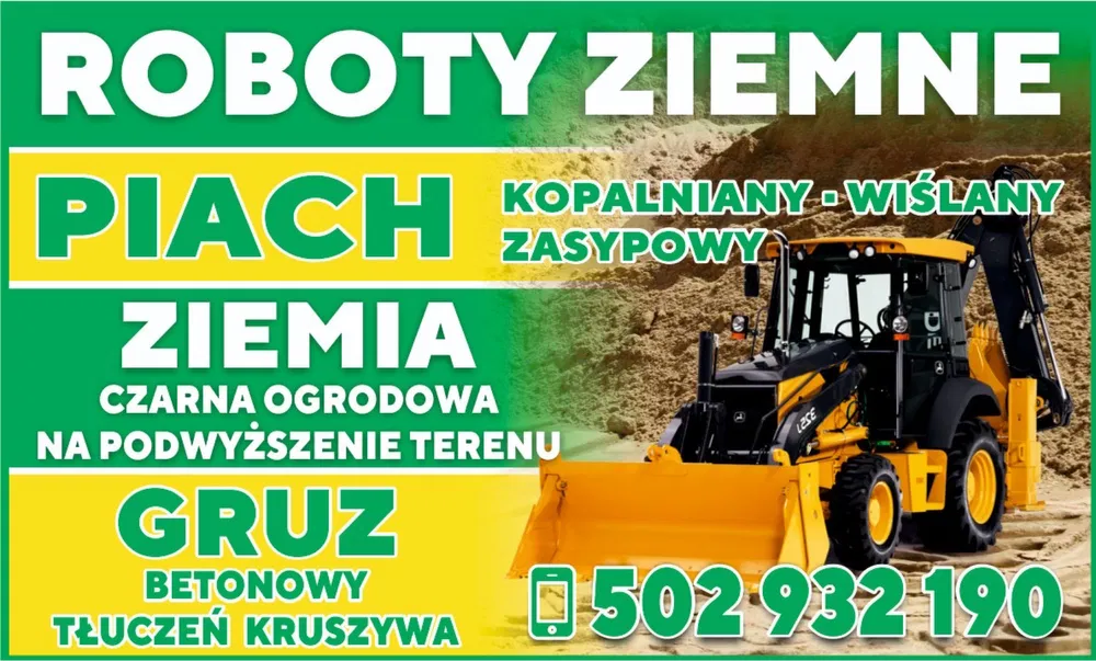 Roboty Ziemne Transport Materiałów Sypkich Kompleksowo