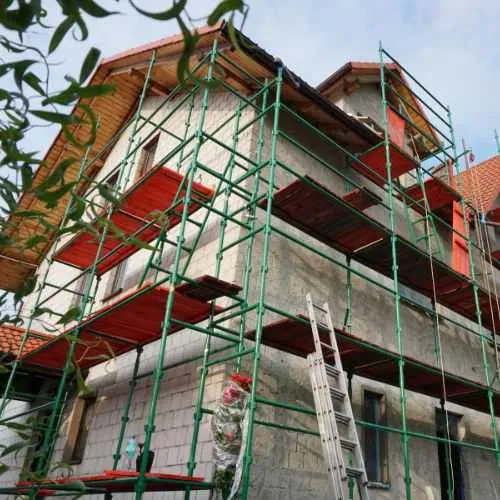 Wynajem rusztowania elewacyjnego choinkowego -Lurent Gorzów Wlkp