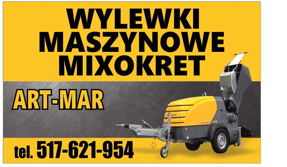 WOLNE TERMINY! Wylewki maszynowe MIXOKRETEM Radom,Warszawa,Raszyn...