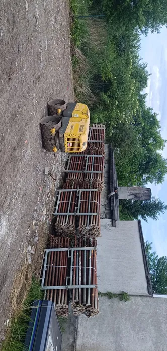 Roboty ziemne, stany surowe budynków Koparka i Wozidlo 3t