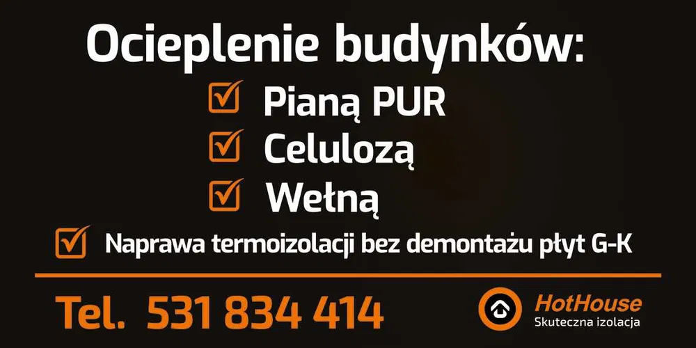 Ocieplenie Poddaszy, Wiązarów, Stropów -Wełna, Celuloza, piana PUR