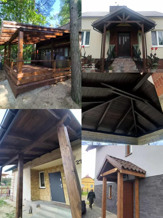 Usługi ciesielsko dekarskie, dachy, więźby, tarasy, domy szkieletowe