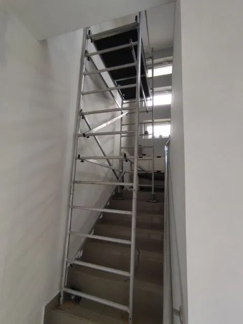 Wypożyczę rusztowanie NA SCHODY 7m aluminiowe lekkie mobilne