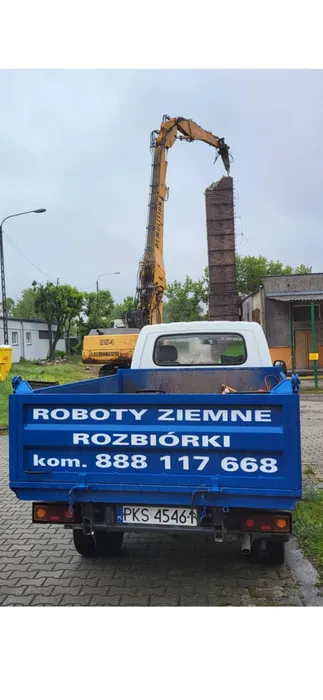 Zasypka fundamentów piasek żwir materiał zasypowy