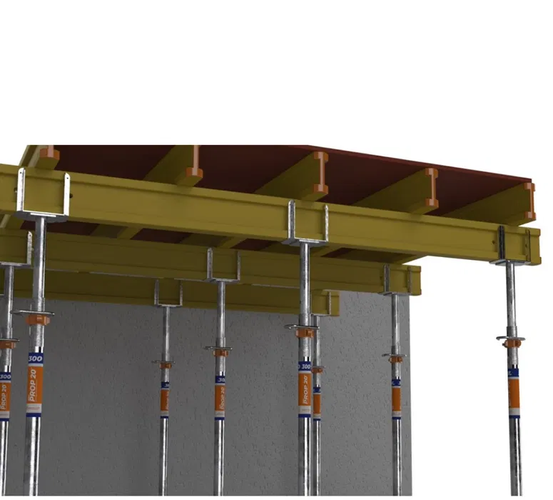 Szalunki stropowe kompletne systemy oraz stemple budowlane, Wyry