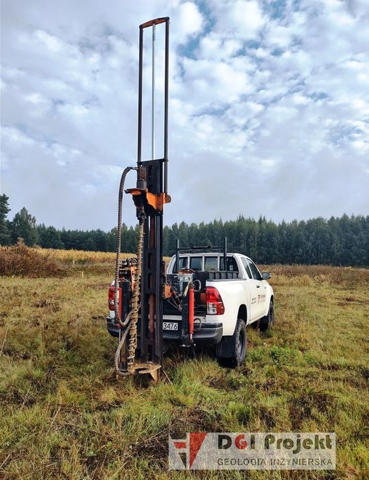 Geolog, badania geologiczne geotechniczne gruntu, badania zagęszczenia