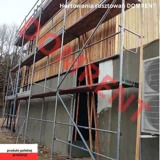 Rusztowanie elewacyjne fasadowe, modułowe, wynajem montaż, od 1000m2