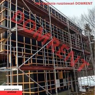 Rusztowanie elewacyjne fasadowe, modułowe, wynajem montaż, od 1000m2