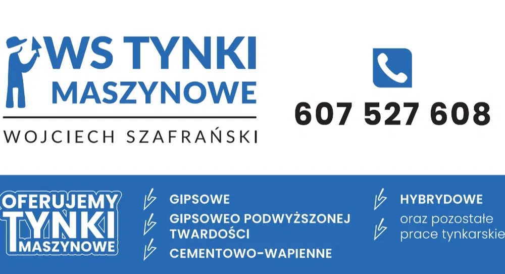 Tynkowanie maszynowe Tynki gipsowe, cementowo-wapienne, hybrydowe