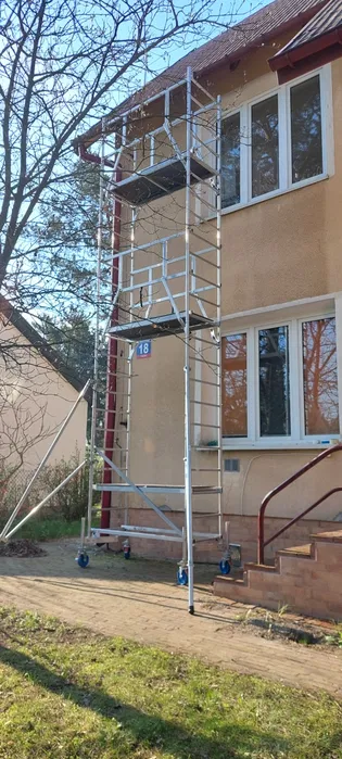 Wynajem lekkich rusztowań aluminiowe mobilne wypożyczę wynajem