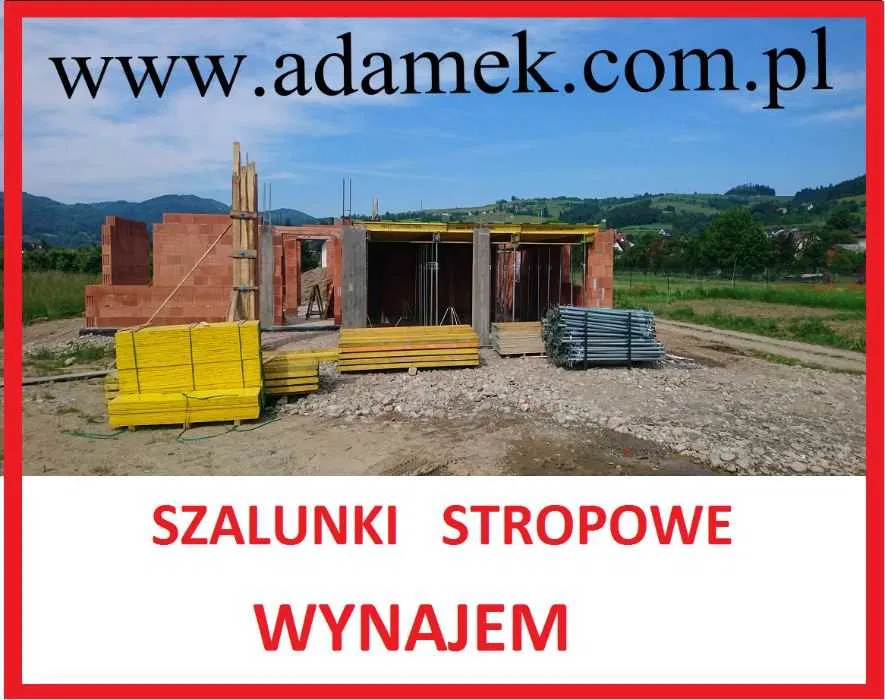 ADAMEK. Wynajem szalunki stropowe PERI. DOKA ( stemple, doki, płyta )