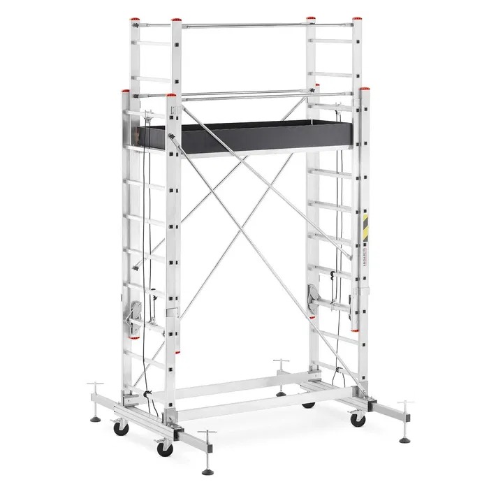 Wynajem Rusztowanie aluminiowe jezdne wysuwane HIGHER 2x7 4,05m