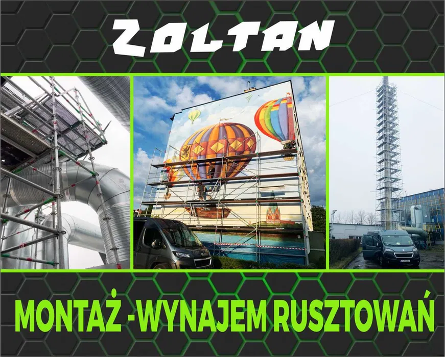 Wynajem rusztowań elewacyjnych i jezdnych Rokietnica/Wielkopolska