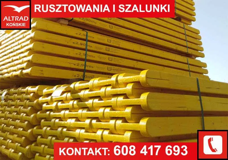 Szalunek Stropu, Szalunki Stropowe do Wynajęcia od Ręki! - Altrad - FV