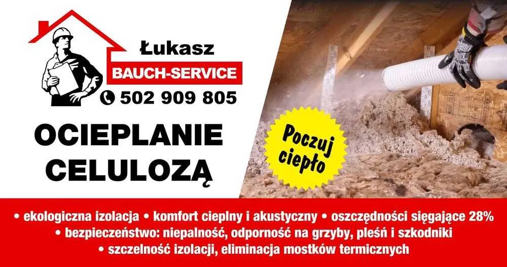 Ocieplanie celulozą