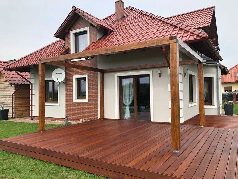 Podbitka dachowa, Tarasy drewniane, kompozytowe, Elewacje drewniane