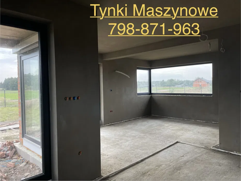 Tynki maszynowe cementowo wapienne tradycyjne