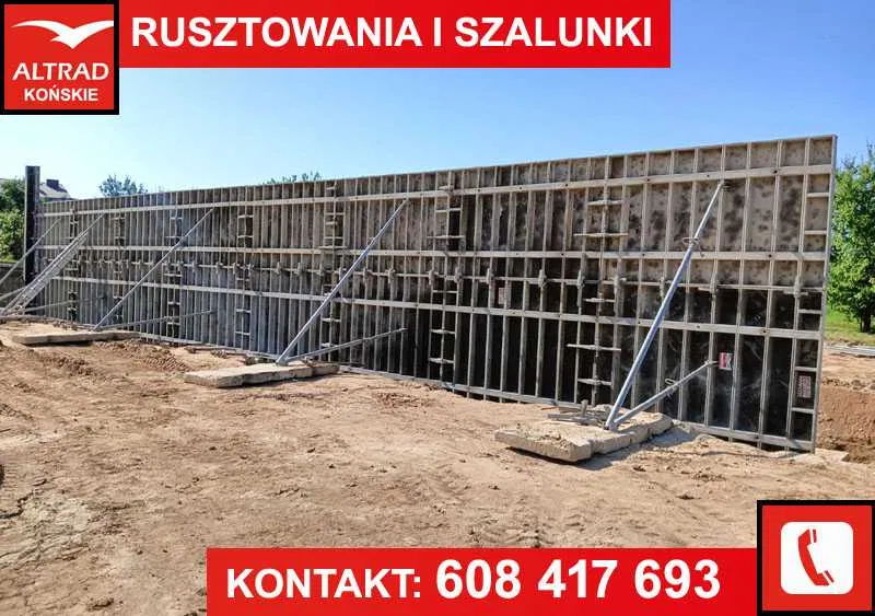 Ściana, Szalunki Ścienne, Płyty Szalunkowe, Fundamenty z płyt - Altrad