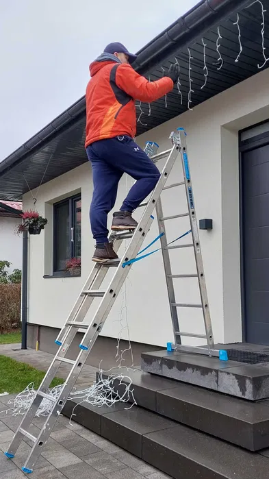 Wypożyczę DRABINĘ 3x7 uniwersalna lekka praktyczna na schody